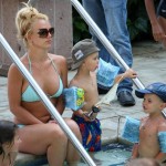 Бритни Спирс с детьми