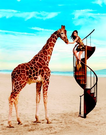 Деми Мур в Harper's Bazaar апрель 2010